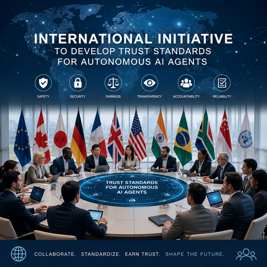 Global leaders collaborate on trust standards for autonomous AI agents to ensure safety, transparency, and accountability